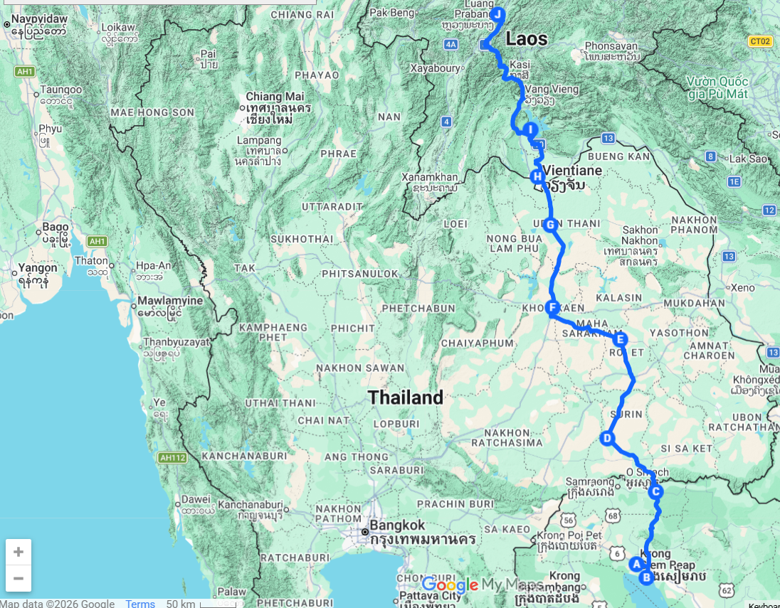 16-DAY CYCLING ODYSSEY: THE MEKONG HERITAGE TRAIL LUANG PRABANG TO SIEM REAP